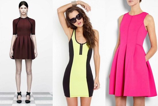 Scuba Inspired Dresses