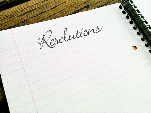 New Year's resolutions