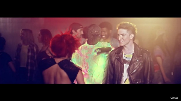 Screenshot from Shut up and dance video