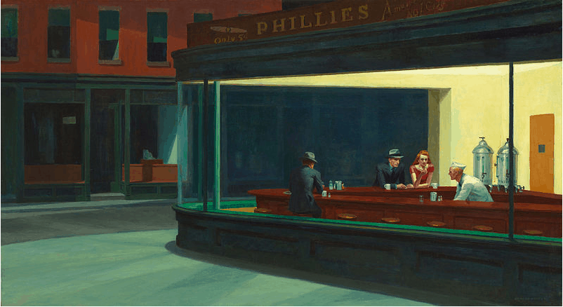 Edward Hopper's "Nighthawks" (1942)
