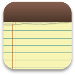 Notes app icon