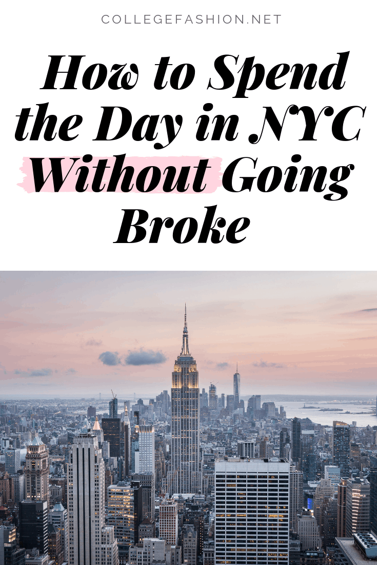 How to spend the day in NYC without going broke - best budget friendly tips for saving money in new york city