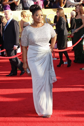 Octavia Spencer in Tadashi Shoji at the 2012 Screen Actor's Guild Awards