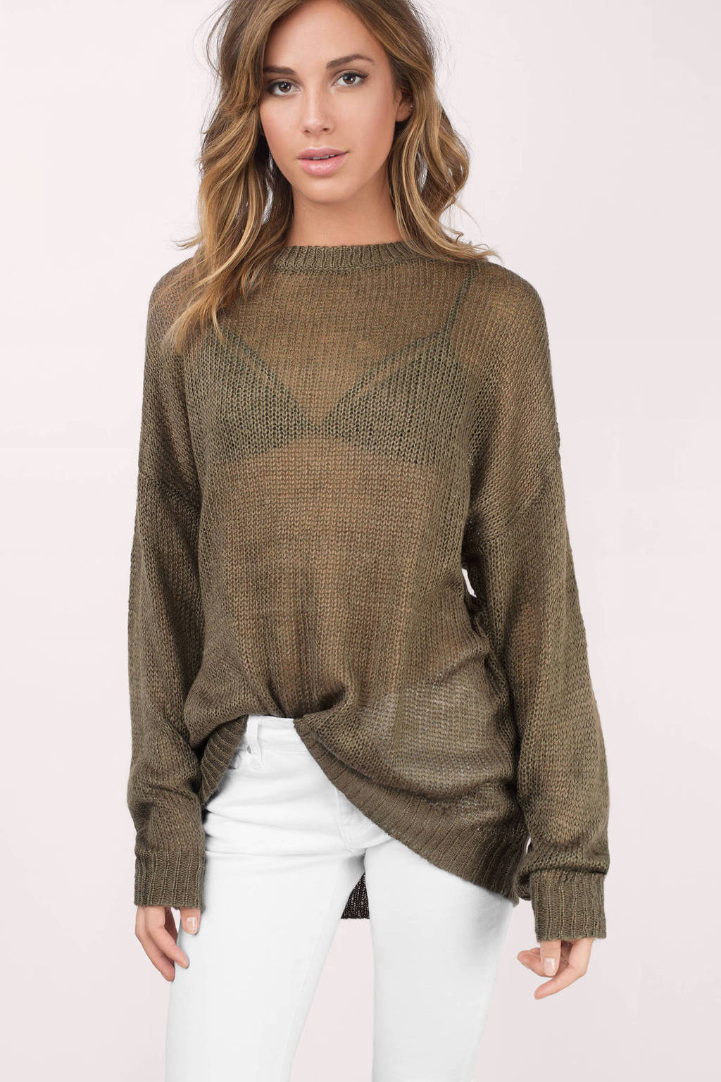 Tobi See-Through Sweater