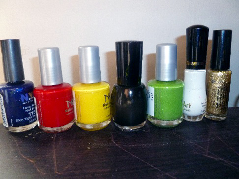 Olympic nail art: Polish colors