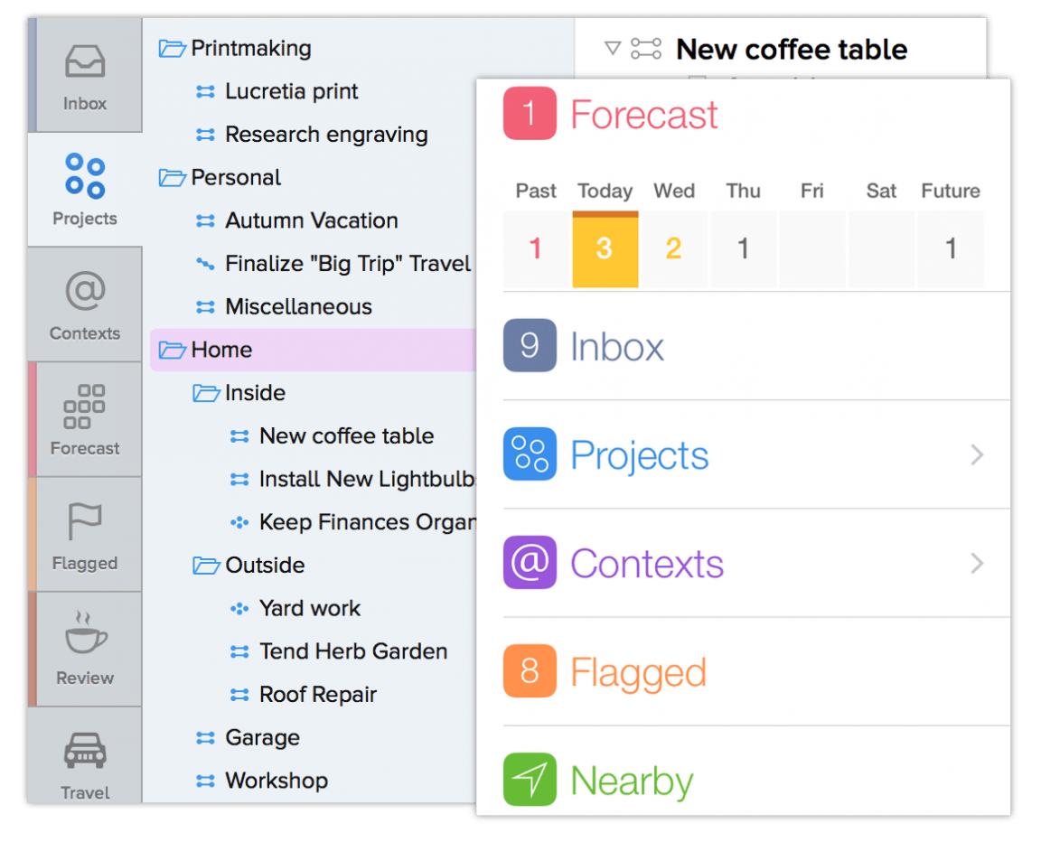 Omnifocus screenshot