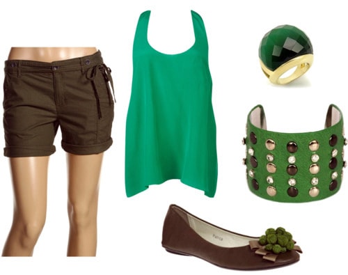 Green outfit