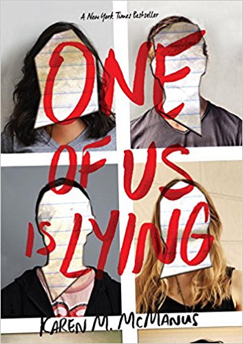 One of Us is Lying by Karen McManus book cover