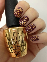 opi gold leaf top coat