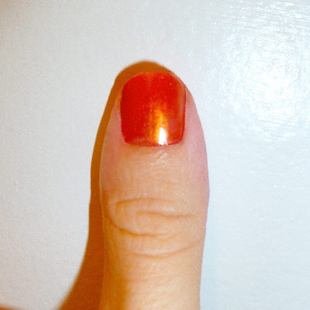 orange nail