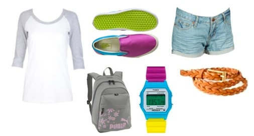Outfit to wear with colorful sneakers