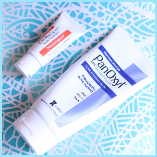 PanOxyl-Cleanser-and-Neutrogena-Spot-Treatment