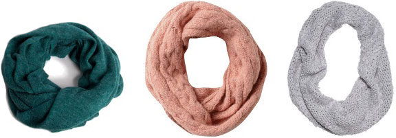Party host gift ideas: infinity scarves