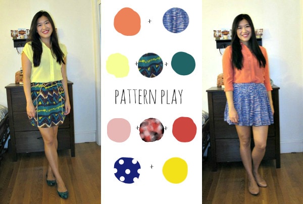 how to mix patterns and colors