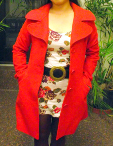 College fashionista at Loyola University Chicago