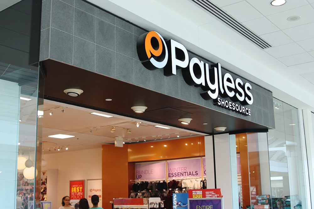 Payless store front