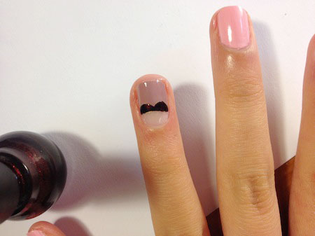 Peter Pan Collar Nail Art Tutorial Step 4