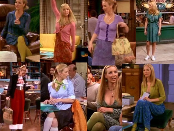 Fashion inspired by Phoebe Buffay from Friends