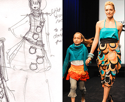 Amy Sarabi's Project Runway Orange Pants