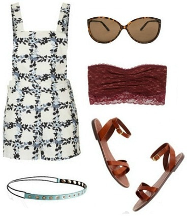 Pinafore dress outfit