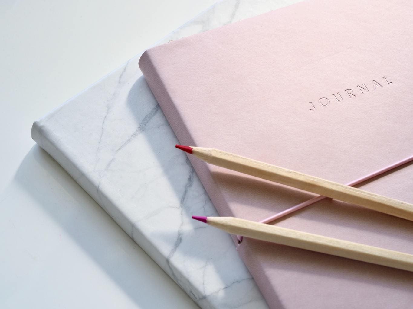 pink-and-marble-journal