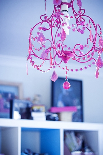 Pink Chandelier