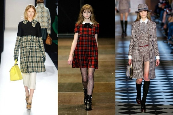 Plaid fall 2013 runways