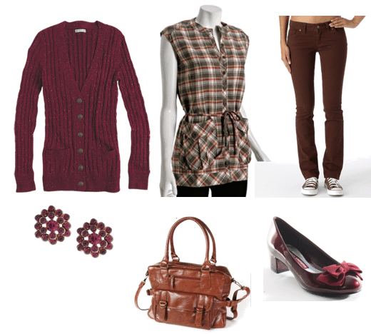 How to wear a plaid top