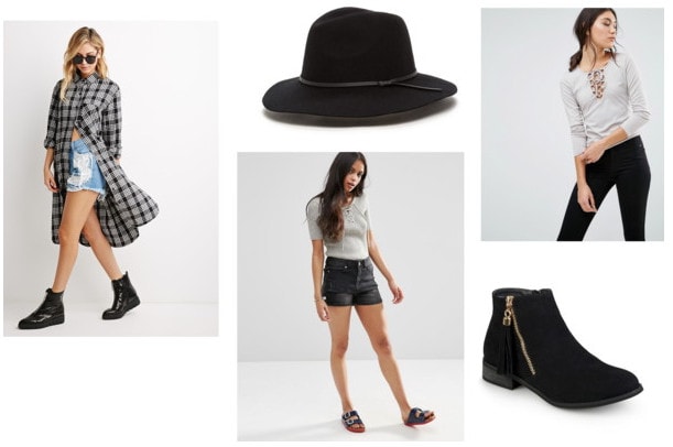 plaid flannel class outfit