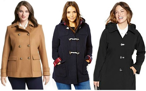 Plus size coats