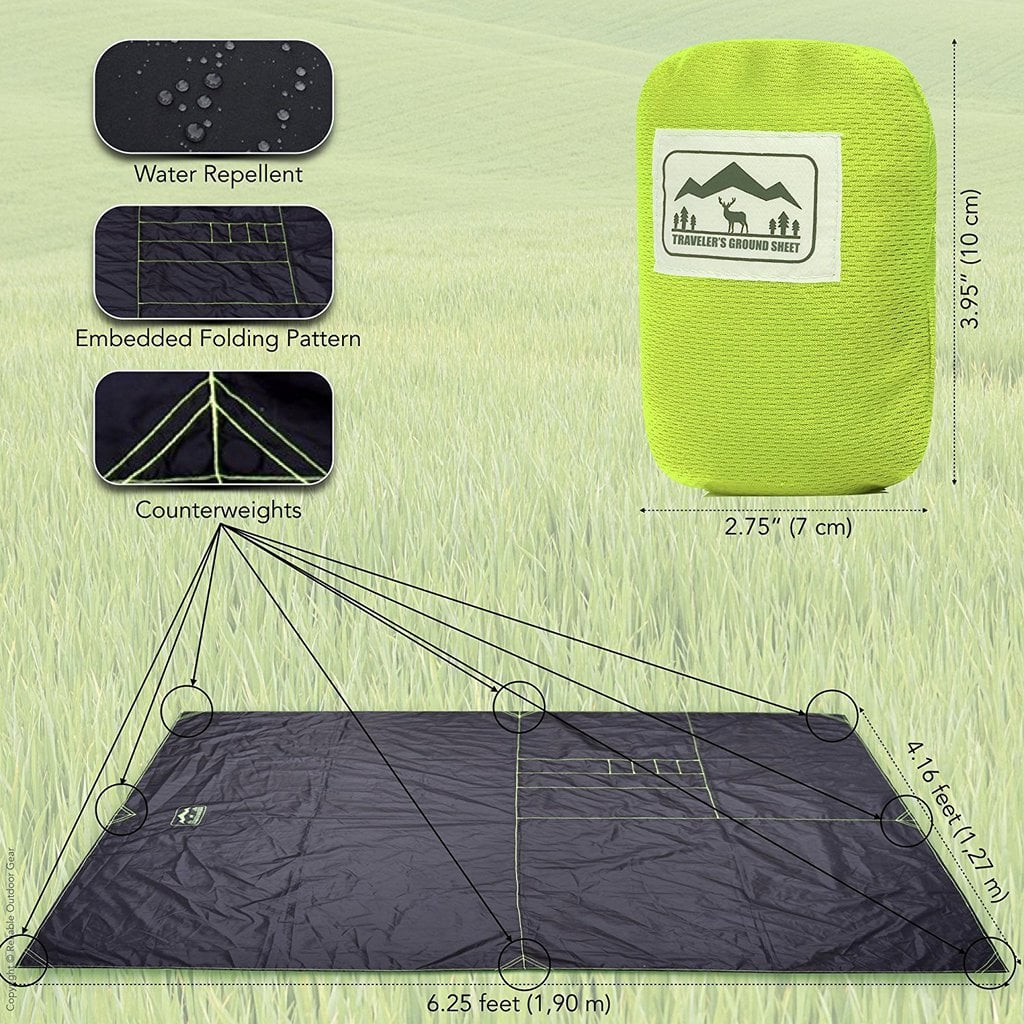 Pocket travelers tarp