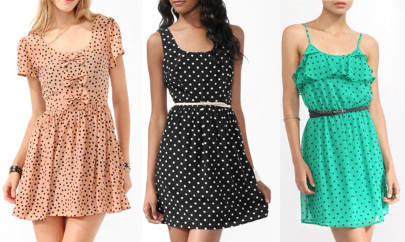 Class to Night Out: Polka Dot Dress - College Fashion