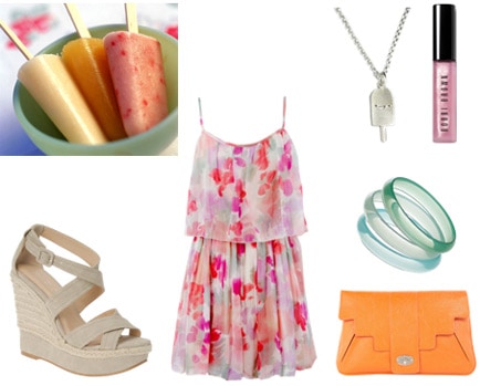 Popsicle-inspired outfit