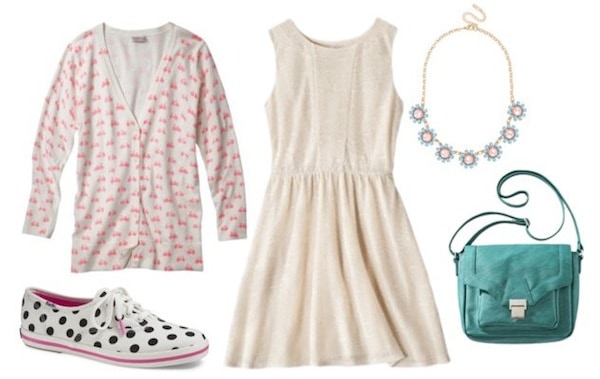 Preppy lace dress