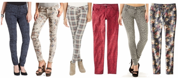 Printed Jeans Fall 2012 Denim Trend