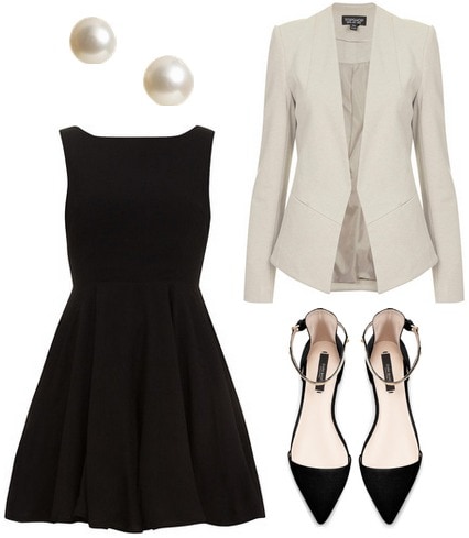 Professional outfit black dress