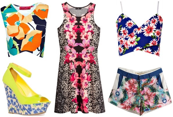 psychedelic floral prints trend