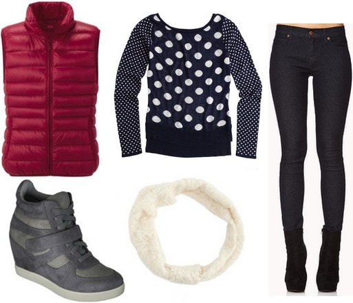 Puffer vest outfit