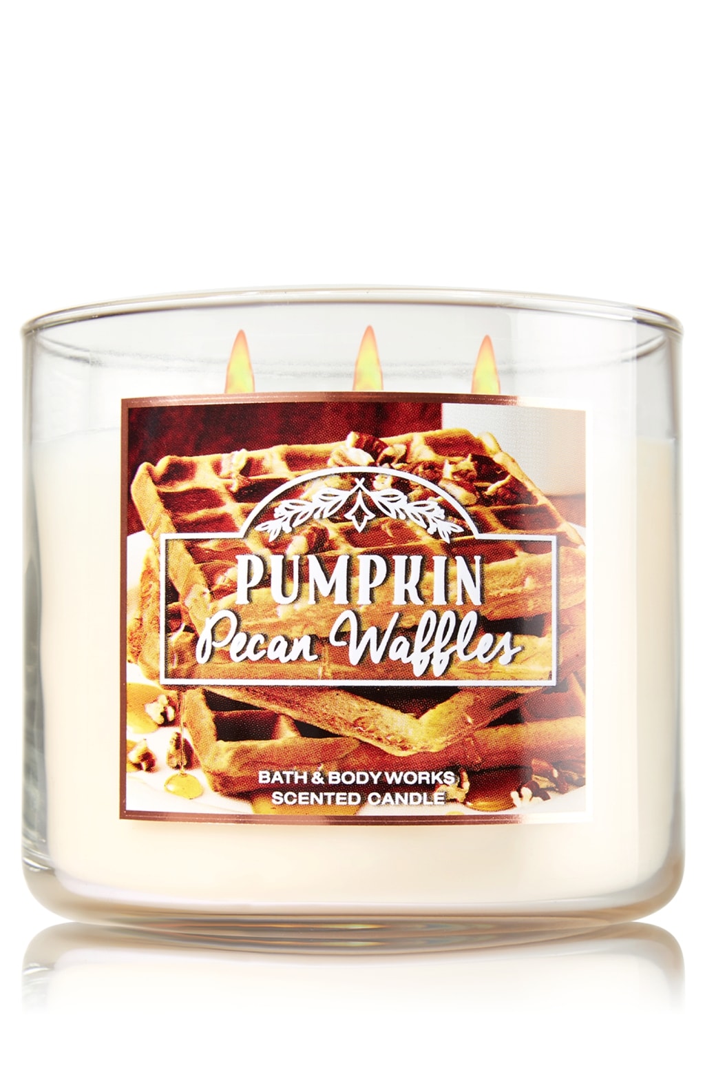 Pumpkin pecan waffles candle