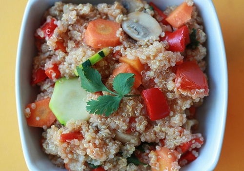Quinoa and veggies