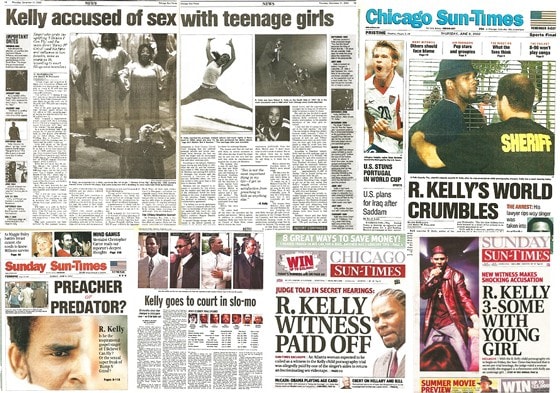 Chicago Sun Times coverage of R. Kelly