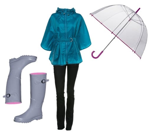 rainy graduation outfit