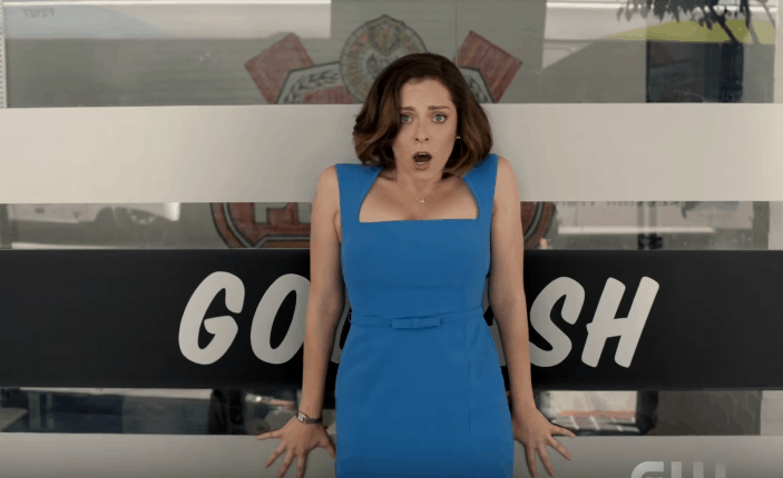 Still of Rachel Bloom as Rebecca Bunch in Crazy Ex Girlfriend tv show