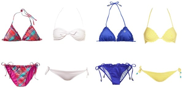 Rectangular Body Shape Bikinis