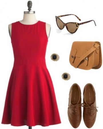 Taylor Swift red outfit style