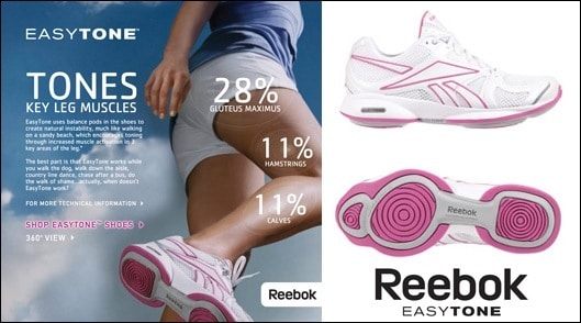 reebok easytone commercial