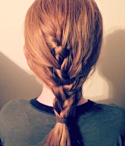 Relaxed french braid