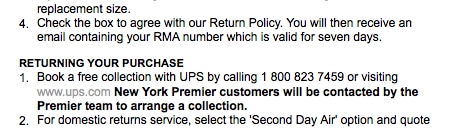 net-a-porter Return Policy