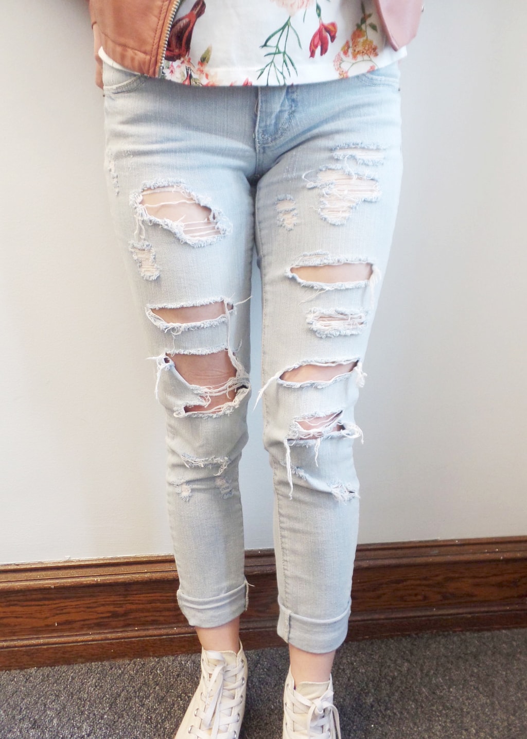 denim ripped