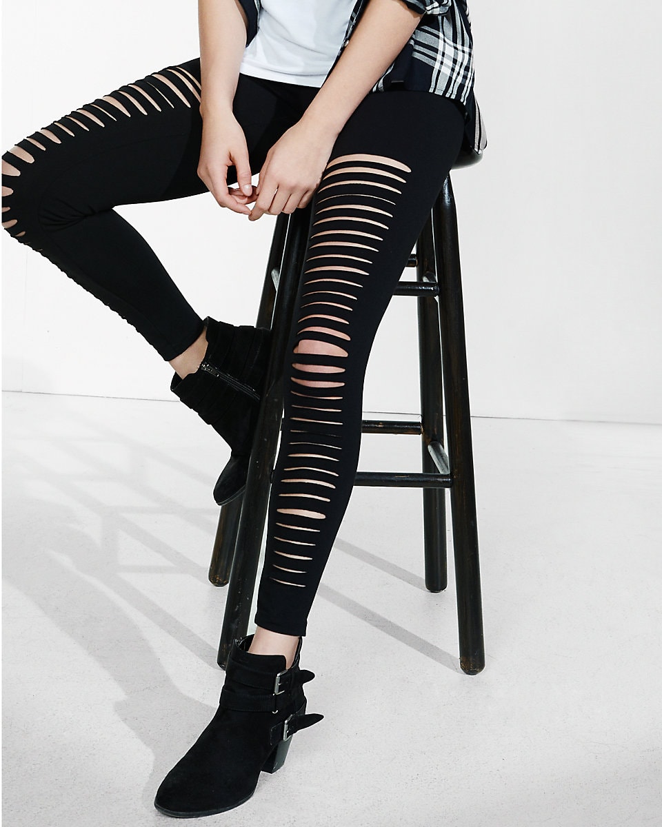 Would You Wear Ripped Leggings? - College Fashion